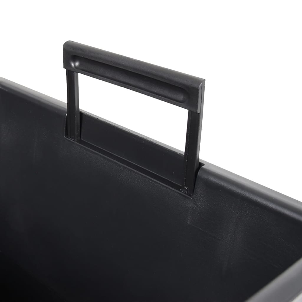 Planter with Removable Inner Anthracite 21/49 L PP Concrete Look
