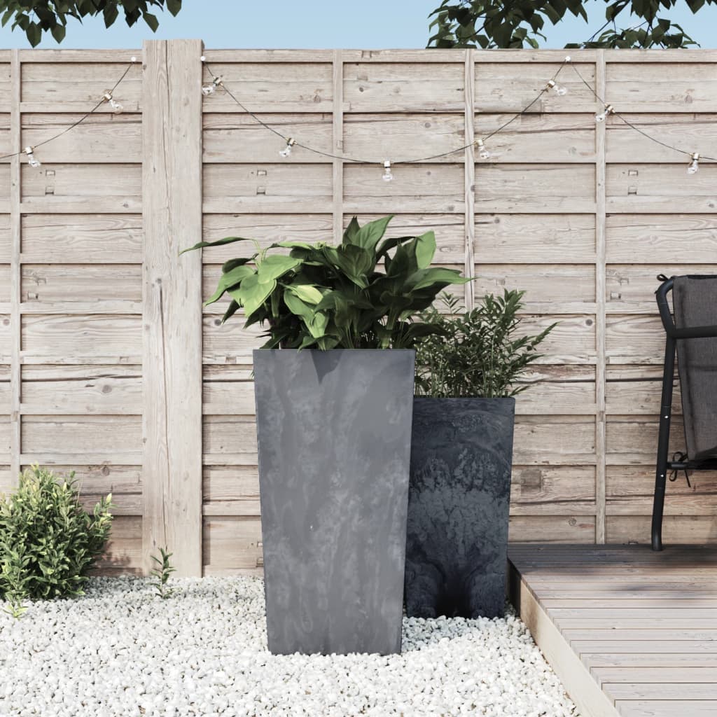 Planter with Removable Inner Grey 21/49 L PP Concrete Look