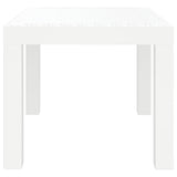 Garden Table White 59x47x40 cm PP