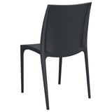 Garden Chairs 2 pcs Anthracite 50x46x80 cm Polypropylene