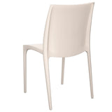 Garden Chairs 2 pcs Cream 50x46x80 cm Polypropylene