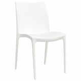 Garden Chairs 2 pcs White 50x46x80 cm Polypropylene