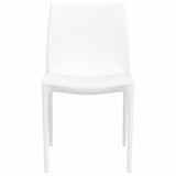 Garden Chairs 2 pcs White 50x46x80 cm Polypropylene