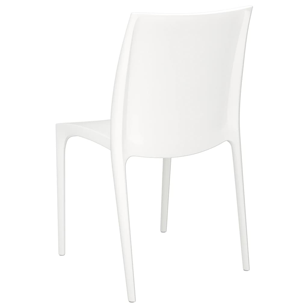 Garden Chairs 2 pcs White 50x46x80 cm Polypropylene