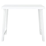 Camping Table White 79x56x64 cm PP Wooden Look