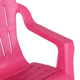 Garden Chairs 2 pcs for Children Pink 37x34x44 cm PP Wooden Look