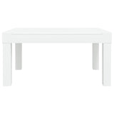 6 Piece Garden Lounge Set with Cushions White PP