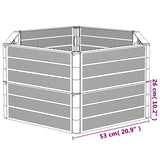 Garden Planters 2 pcs Anthracite PP