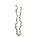Christmas Flower Garlands 6 pcs Spring Light Purple 250 cm