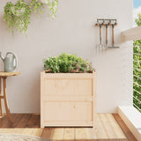 Garden Planter 60x60x60 cm Solid Wood Pine