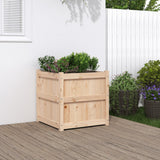 Garden Planter 60x60x60 cm Solid Wood Pine