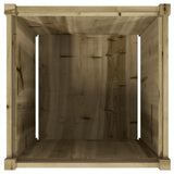 Garden Planter 60x60x60 cm Impregnated Wood Pine