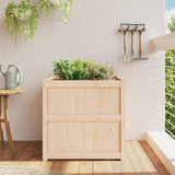 Garden Planter 70x70x70 cm Solid Wood Pine