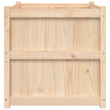 Garden Planter 70x70x70 cm Solid Wood Pine