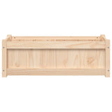 Garden Planters 2 pcs Solid Wood Pine
