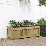 Garden Planter 90x31x31 cm Impregnated Wood Pine