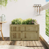 Garden Planter 90x50x50 cm Impregnated Wood Pine