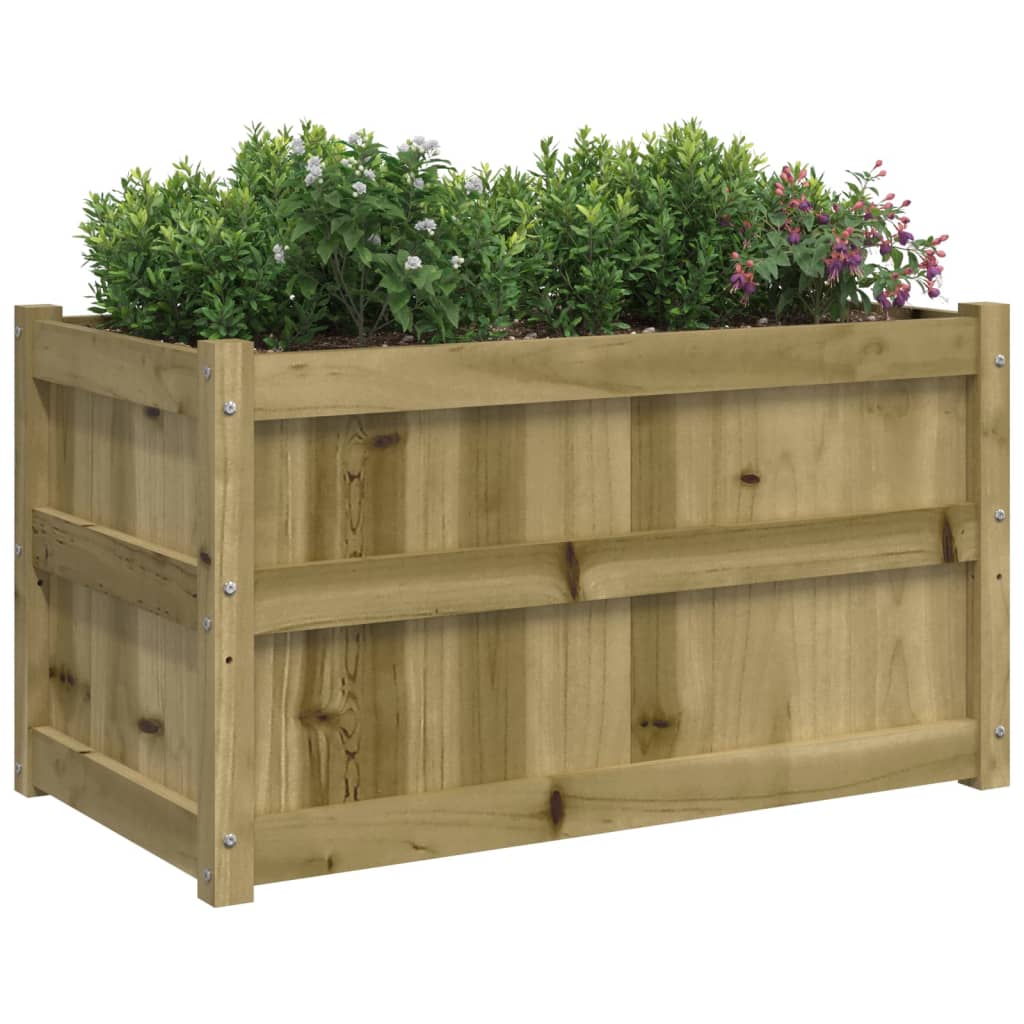 Garden Planter 90x50x50 cm Impregnated Wood Pine