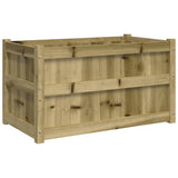 Garden Planter 90x50x50 cm Impregnated Wood Pine