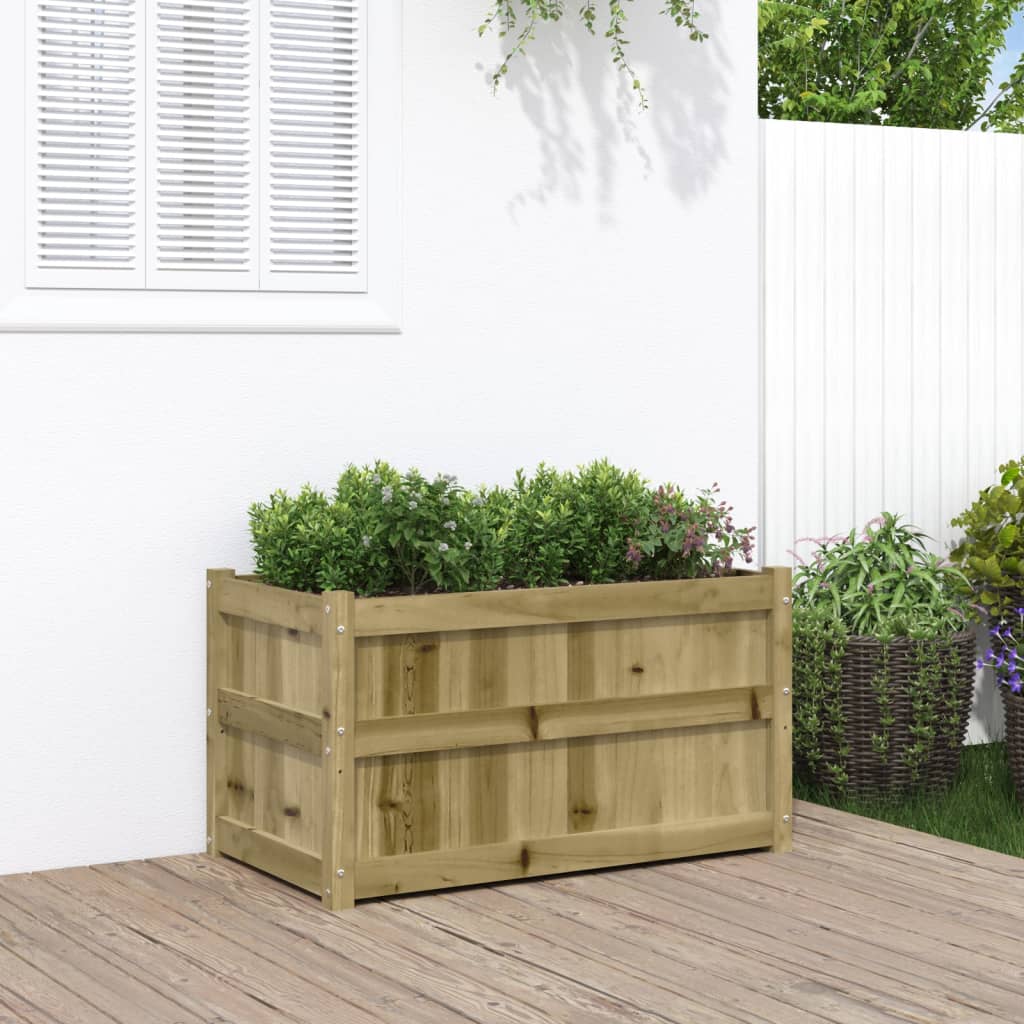 Garden Planter 90x50x50 cm Impregnated Wood Pine