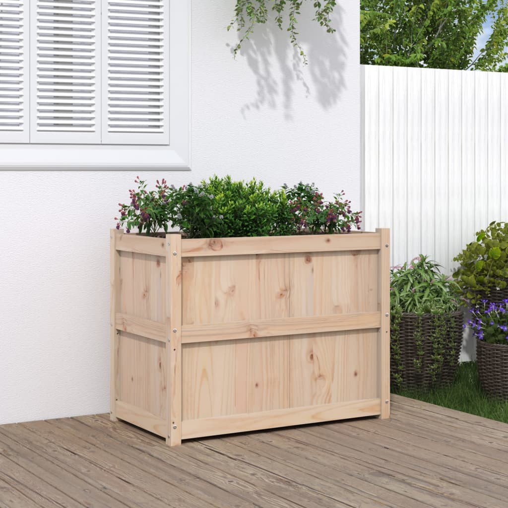 Garden Planter 90x50x70 cm Solid Wood Pine