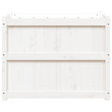 Garden Planter White 90x50x70 cm Solid Wood Pine