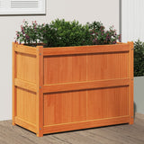 Garden Planter Wax Brown 90x50x70 cm Solid Wood Pine