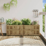 Garden Planter 150x50x50 cm Impregnated Wood Pine