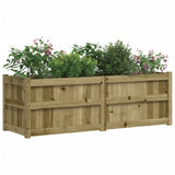 Garden Planter 150x50x50 cm Impregnated Wood Pine