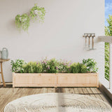 Garden Planter 180x31x31 cm Solid Wood Pine