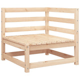 Garden Sofa Corner 70x70x67 cm Solid Wood Pine