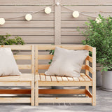 Garden Sofa Corner 70x70x67 cm Solid Wood Pine