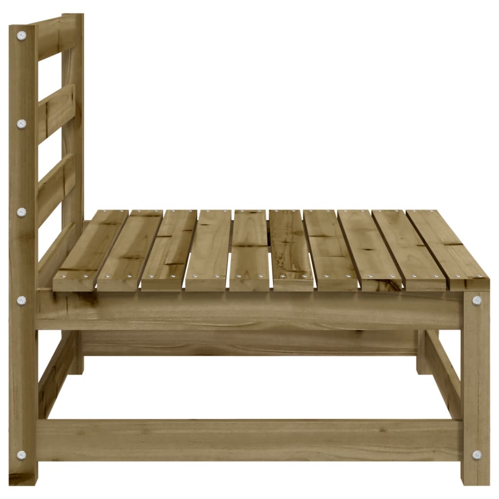 Garden Sofa Armless 70x70x67 cm Impregnated Wood Pine