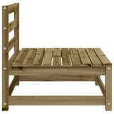 Garden Sofa Armless 70x70x67 cm Impregnated Wood Pine