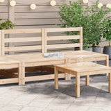 Garden Sofas Armless 2 pcs 70x70x67 cm Solid Wood Pine