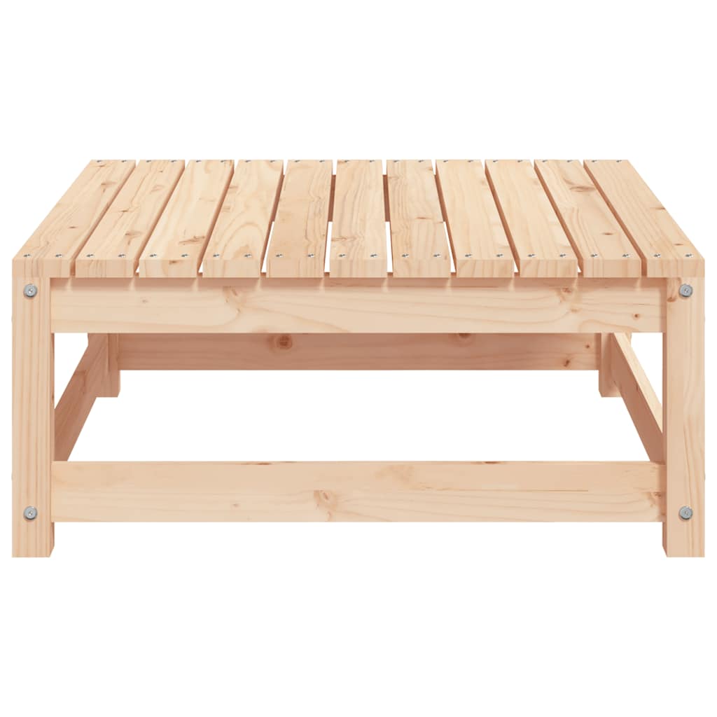 Garden Footstool 70x70x30 cm Solid Wood Pine