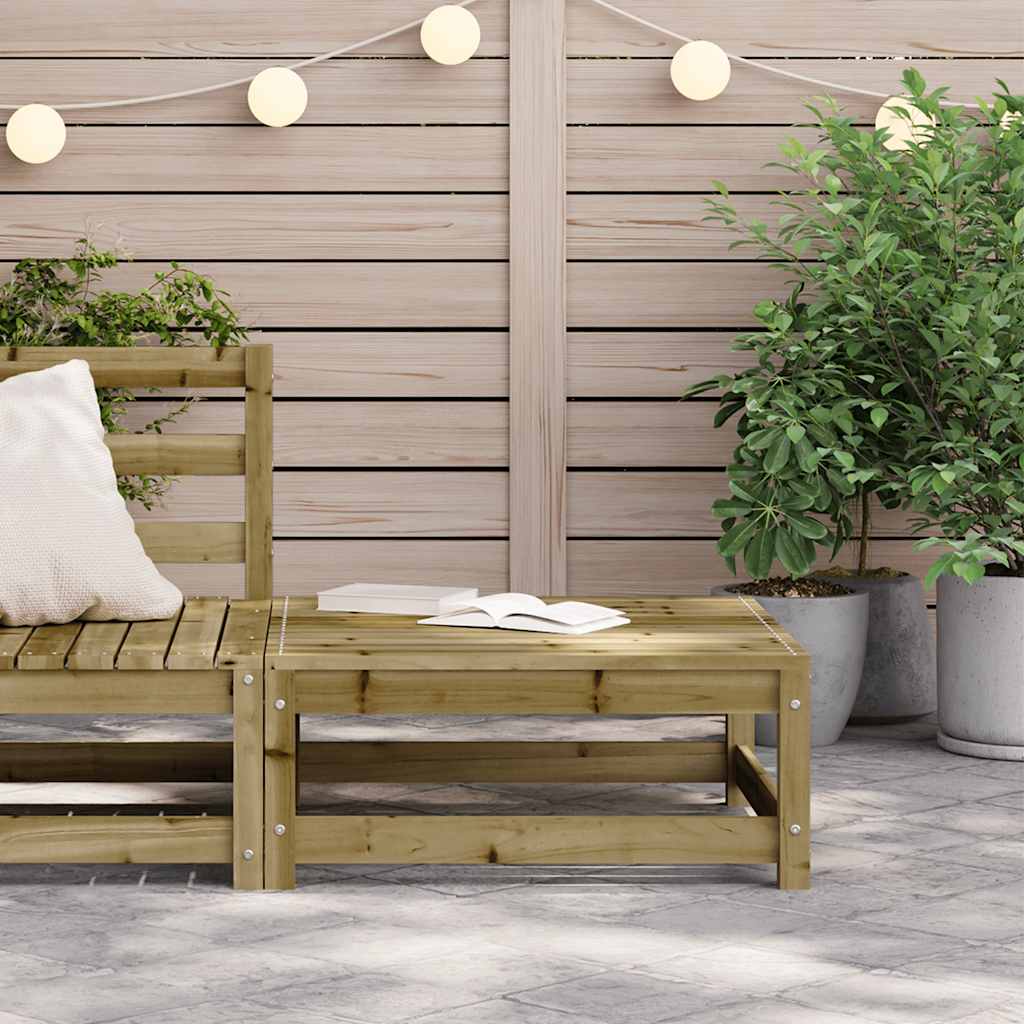 Garden Footstool 70x70x30 cm Impregnated Wood Pine