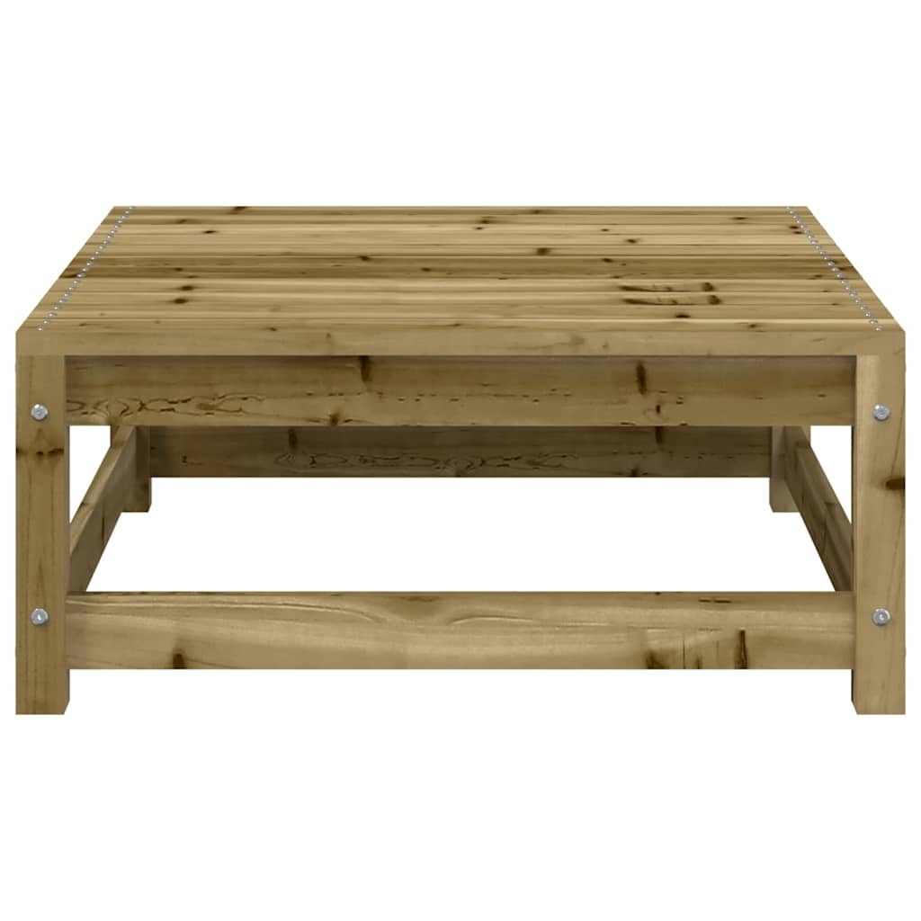 Garden Footstool 70x70x30 cm Impregnated Wood Pine