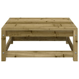 Garden Footstool 70x70x30 cm Impregnated Wood Pine