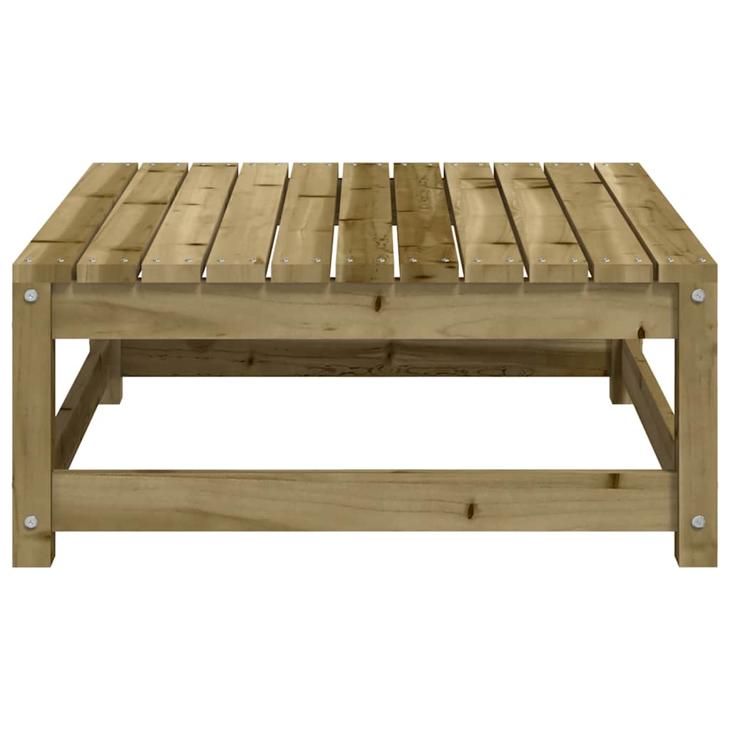 Garden Footstool 70x70x30 cm Impregnated Wood Pine