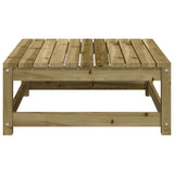 Garden Footstool 70x70x30 cm Impregnated Wood Pine