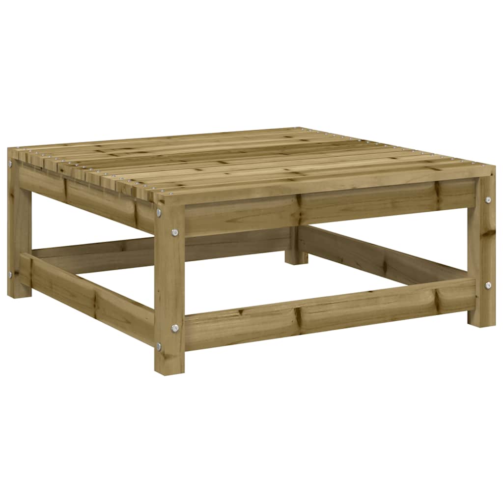Garden Footstool 70x70x30 cm Impregnated Wood Pine