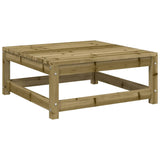 Garden Footstool 70x70x30 cm Impregnated Wood Pine