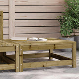 Garden Footstool 70x70x30 cm Impregnated Wood Pine