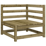 Garden Sofa 2-Seater Impregnated Wood Pine