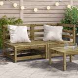 Garden Sofa 2-Seater Impregnated Wood Pine