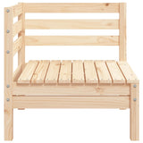 Garden Sofa Corner Solid Wood Pine