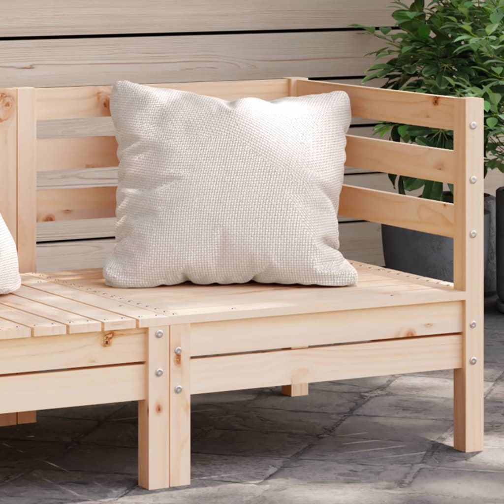 Garden Sofa Corner Solid Wood Pine