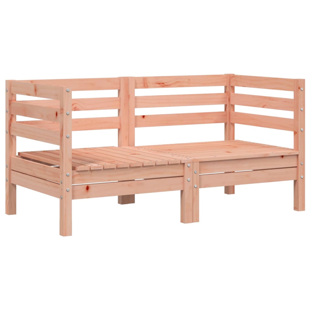 Garden Sofas Corner 2 pcs Solid Wood Douglas