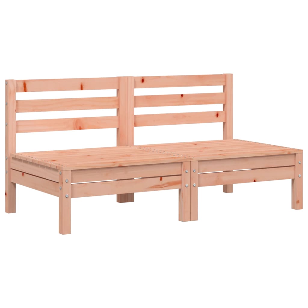 Garden Sofas Armless 2 pcs Solid Wood Douglas